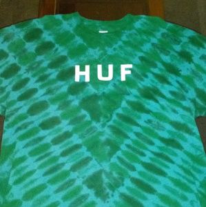 HUF brand hand dyed tee